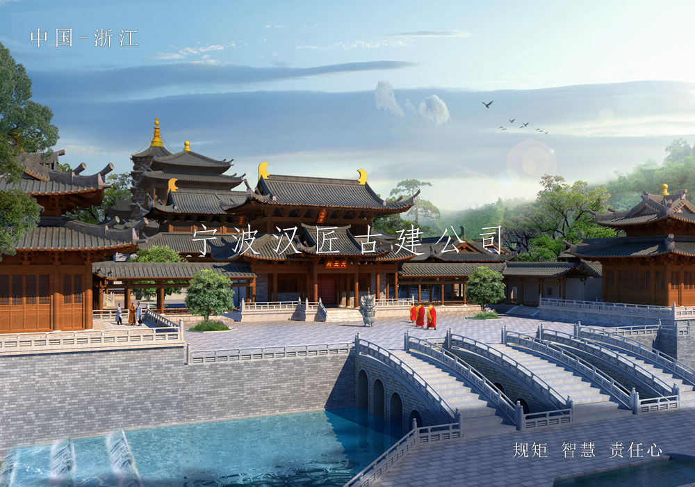 佛教寺廟建筑規劃設計布局